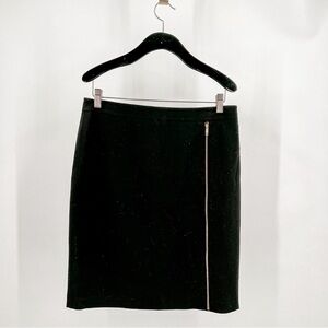 Calvin Klein black skirt with a front zipper